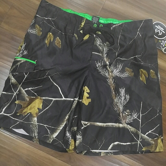 realtree camo swim trunks